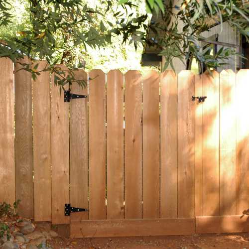 Double Leaf Wood Gate